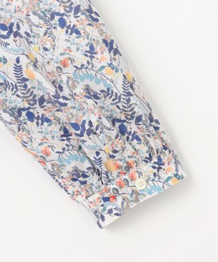 J.PRESS LADIES 【洗える】Liberty シャツカラー スキッパー ブラウス オフ系