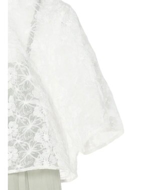 earth music&ecology ＳＥＴ２点　オーガンジー刺繍＋プリーツワンピース Mint