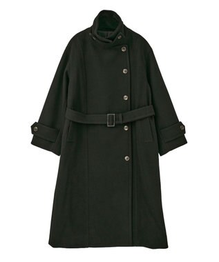 earth music&ecology 3WAYカラーロングコート Black