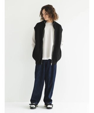 CRAFT STANDARD BOUTIQUE 梨地カットフェイクレイヤードＬ／Ｓ　ＴＥＥ Light Gray