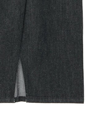 CRAFT STANDARD BOUTIQUE ラップ風デニムスカート Black