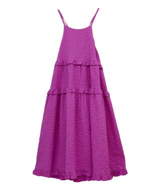 Green Parks ・Petit Fleur フリルティアードキャミワンピ Dark Pink
