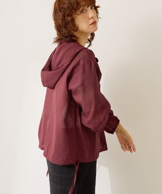 AMERICAN HOLIC シアーフーディーシャツ Chocolat