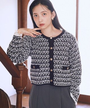 earth music&ecology 【吸湿発熱】あったかフェミニンインナー（袖レース） Off White