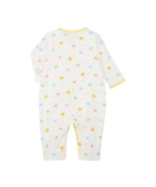 MIKI HOUSE HOT BISCUITS 【60-80cm】 フライス素材 カバーオール肌着 マルチカラー