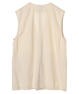 CRAFT STANDARD BOUTIQUE 【キナリノ別注】リネンレーヨンジレベスト Ivory