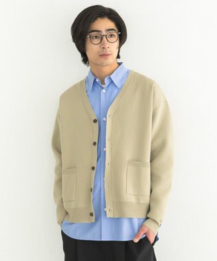 CRAFT STANDARD BOUTIQUE ウォッシャブルVネックカーディガン Beige