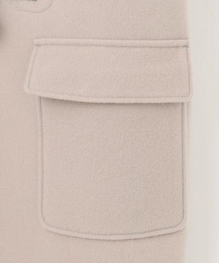 J.PRESS LADIES Jackal 140s ソフトメルトン ダッフルコート ベージュ系