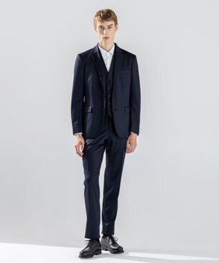 JOSEPH HOMME 【ストレッチ】ハイゲージコットンジャージー 　長袖レギュラーカラーシャツ ホワイト系