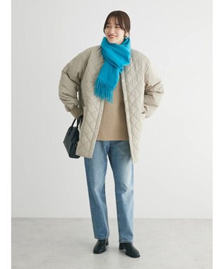 Green Parks 洗える　アゼ編みニットプルオーバー Beige