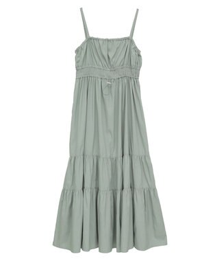 earth music&ecology ドロストシャーリングキャミワンピース Light Khaki