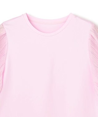 UNFILO L BEAUTY FORM-T タックスリーブ Tシャツ ピンク