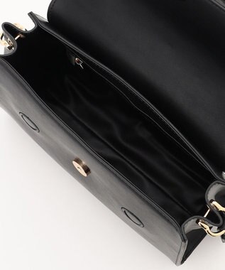 J.PRESS LADIES 【2way】フラップノーブル バッグ ブラック系