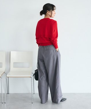 CRAFT STANDARD BOUTIQUE ニットストール+プルオーバー Red