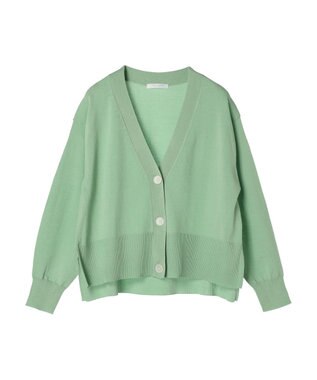 Green Parks 洗える　ショート丈カーディガン Green