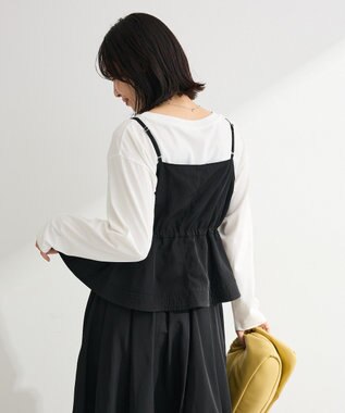 Green Parks ＳＥＴ２点　キャミビスチェ＋スカート Black