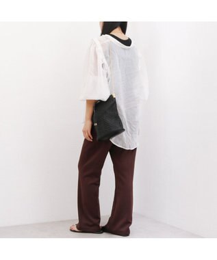 UNBILLION カシュカシュ cachecache / 口前ストラップポリプロピレンショルダー ブラック