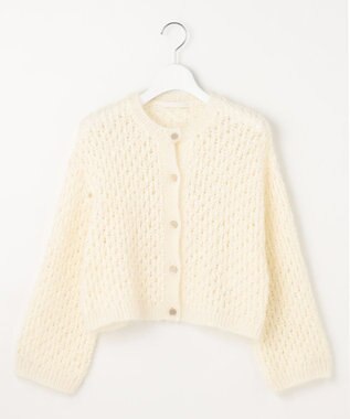 自由区 S 【カタログ掲載】テープヤーン カーディガン オフホワイト