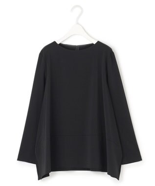 ICB L 【UVカット・防シワ・速乾・洗える】Fied Tブラウス ブラック系