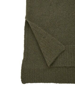 YECCA VECCA 袖レイヤードソフトニット Charcoal Gray