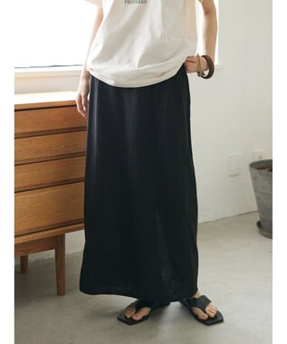 CRAFT STANDARD BOUTIQUE 【キナリノ別注】リネンレーヨンスカート Black