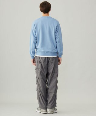 UNFILO MENS 【男女兼用】グラフィックプリント スウェットTEE [24年秋冬商品] ブルー(サイドプリント)