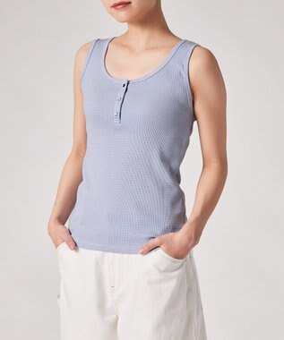 Paul Smith マルチカラーボタン ボーダー タンクトップ