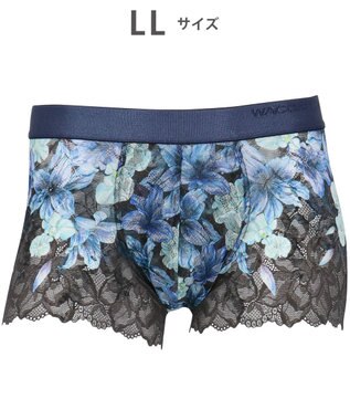 WACOAL MEN WACOAL MEN 【レースボクサー】 ボクサーパンツ フロント快適グラマラス 通気性 スカラ始末(裾部分) 前閉じ レース 下着 メンズ WT3826 /ワコールメン