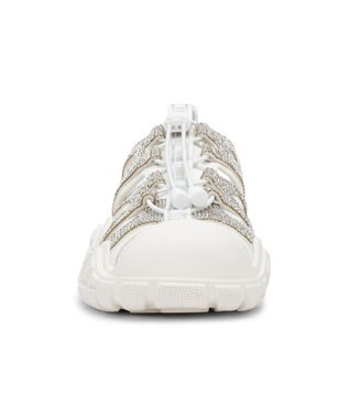 STEVE MADDEN MIDNITE ラインストーンスポーツサンダル シルバー