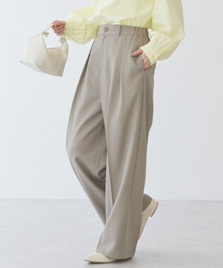 AMERICAN HOLIC タックワイドパンツ Beige