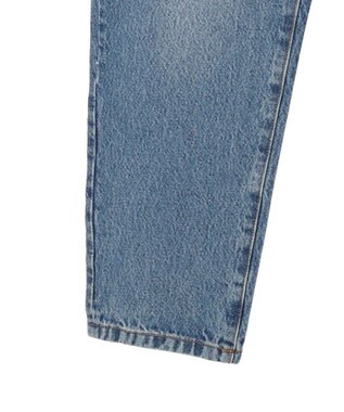 earth music&ecology ウ゛ィンテージ加工テーパードデニム Medium Indigo