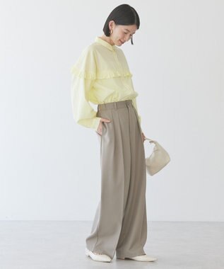 AMERICAN HOLIC タックワイドパンツ Beige