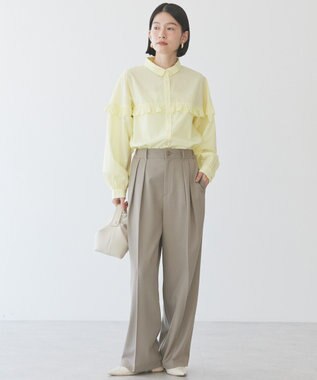 AMERICAN HOLIC タックワイドパンツ Beige