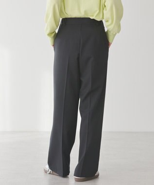 AMERICAN HOLIC タックワイドパンツ Black