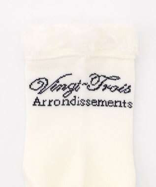 23区GOLF 【WOMEN】ふわもこボアニットソックス 18cm ホワイト系