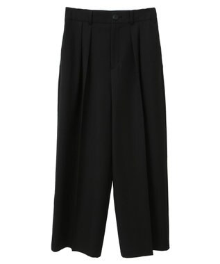 AMERICAN HOLIC タックワイドパンツ Black