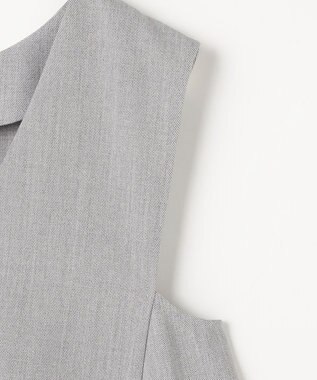 ANY 【2SET】ハンサムジレ×ワイドパンツセット シャンブレーグレー