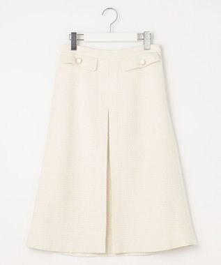 Feroux 【洗える】BOXタックミドル丈 スカート