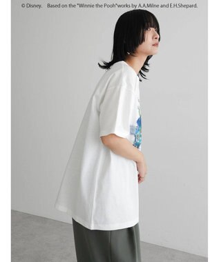 Green Parks Ｗｉｎｎｉｅ　ｔｈｅ　Ｐｏｏｈ／ラメプリント半袖ＴＥＥ Off White