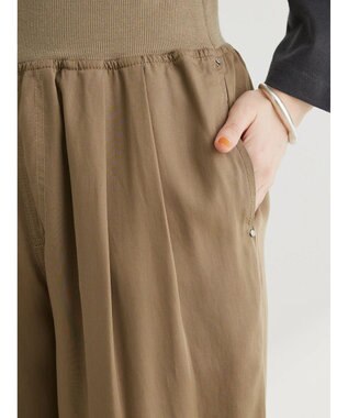 Green Parks ・ｆｕｒｒｙ　ｒａｔｅ　タックジョガーパンツ Gray Beige