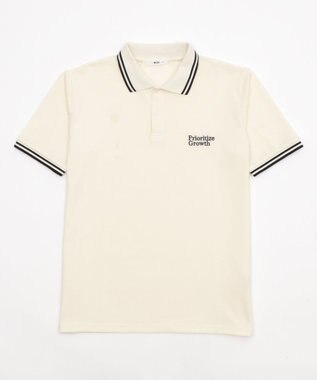 WEGO 【ユニセックス着用ITEM/MLサイズ展開】ワンポイント刺繍カノコポロ（SS） ホワイト