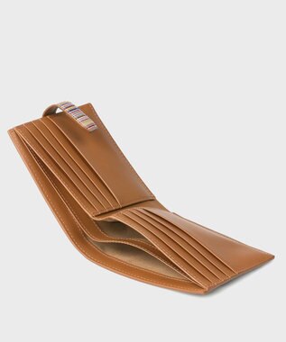 Paul Smith シグネチャーストライプタブ  札入れ ブラウン