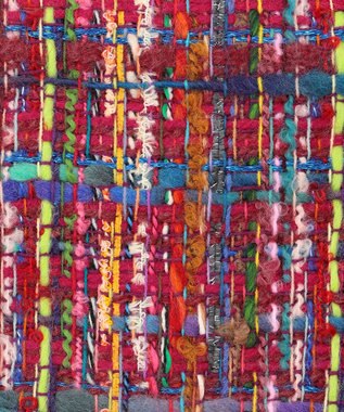 TOCCA 【フランス製】TWEED STOLE ストール レッド系