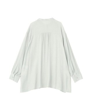 AMERICAN HOLIC 楊柳バンドカラーシャツ Mint