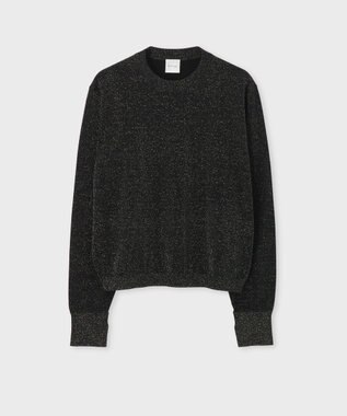 Paul Smith ソフト クロップド ラメ ニット ブラック