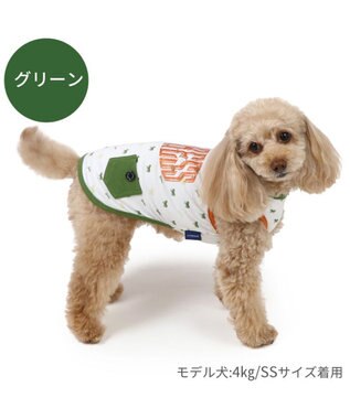 PET PARADISE J.PRESS エコメイド タンクトップ 《羊柄 グリーン》 小型犬 羊柄グリーン