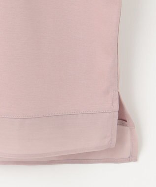 J.PRESS LADIES L 【接触冷感】コットンスムース カフス袖 カットソー ピンク系