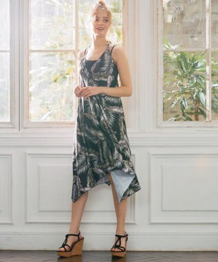 San-ai Resort（三愛水着楽園） WEB限定　ドレスパレオ3点セット【Beach Queen（ビーチクイーン）】 ブラック