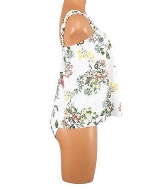 San-ai Resort（三愛水着楽園） タンキニ３点セット　9M・11L【San-ai Resort（サンアイリゾート）】 ホワイト