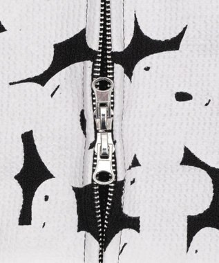 WEGO 【ユニセックス着用ITEM/MLサイズ展開】メッシュロゴジップパーカー ブラック